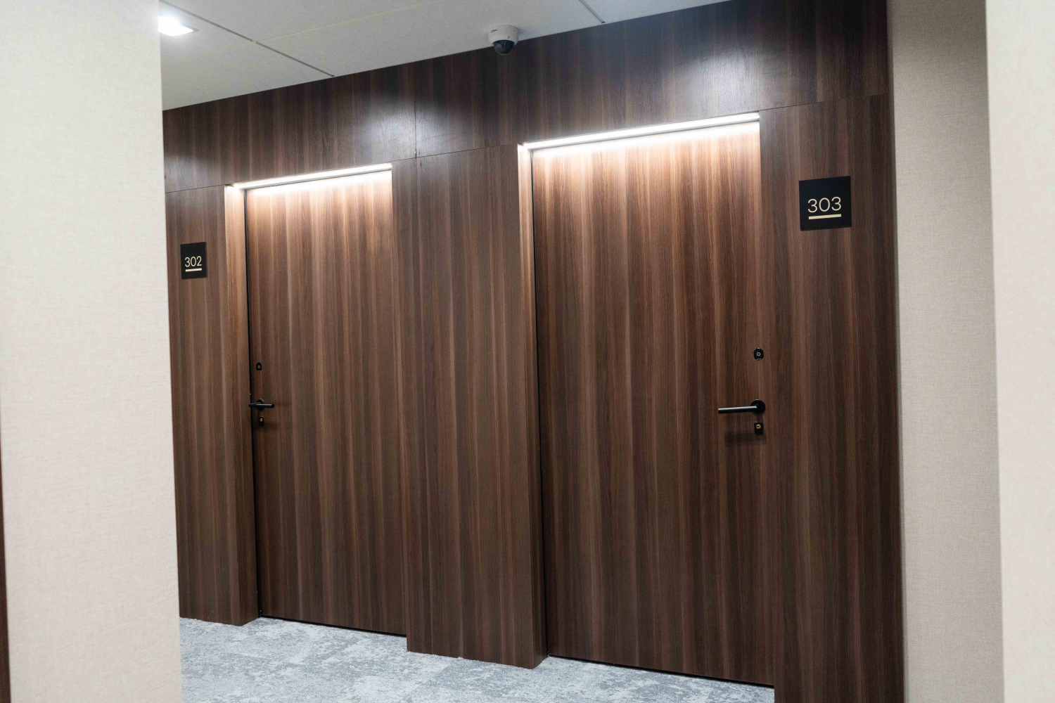 Приховані двері, які відповідають усім стандартам сучасного готельного комфорту