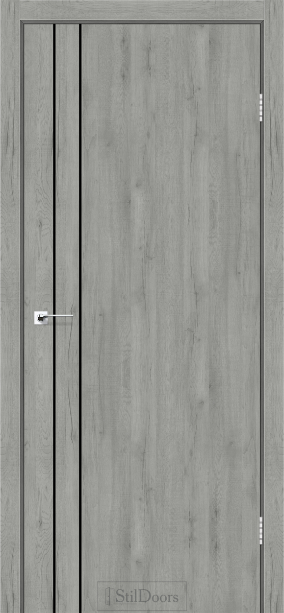 Міжкімнатні двері StilDoors LOFT LINE Дуб Платина Плівка