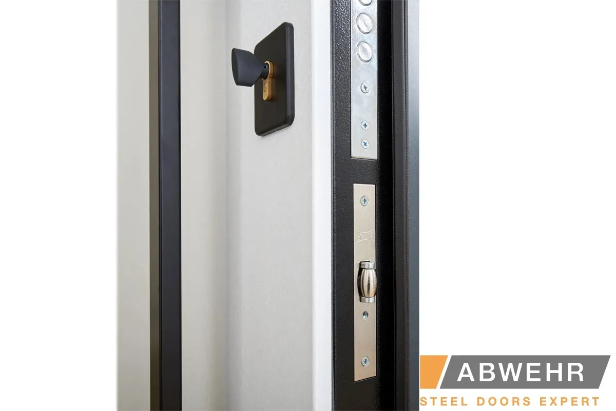 Вхідні Двері Cotage1 (KT1 з терморозривом) 496 UFO BLACK RAL 7016 Abwehr