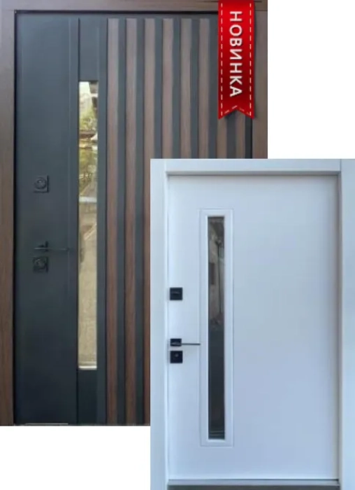 Вхідні Двері Rio-S Loft vin 23/Білий атлас Страж