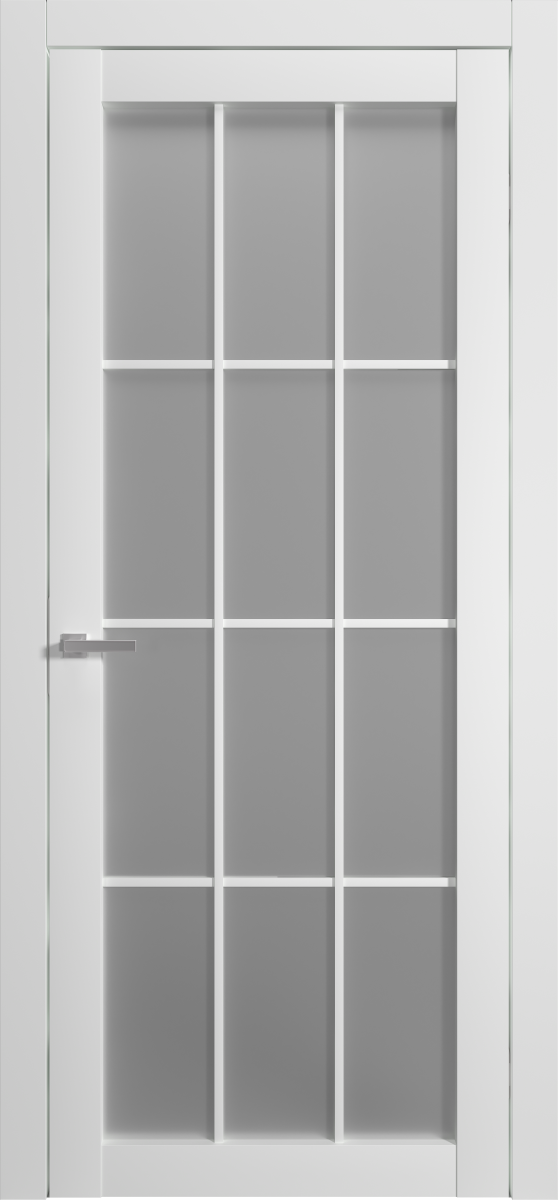 Міжкімнатні двері Estetdoors PL Frame-2 Білий Мат (Естетдорс) Сатин білий Плівка