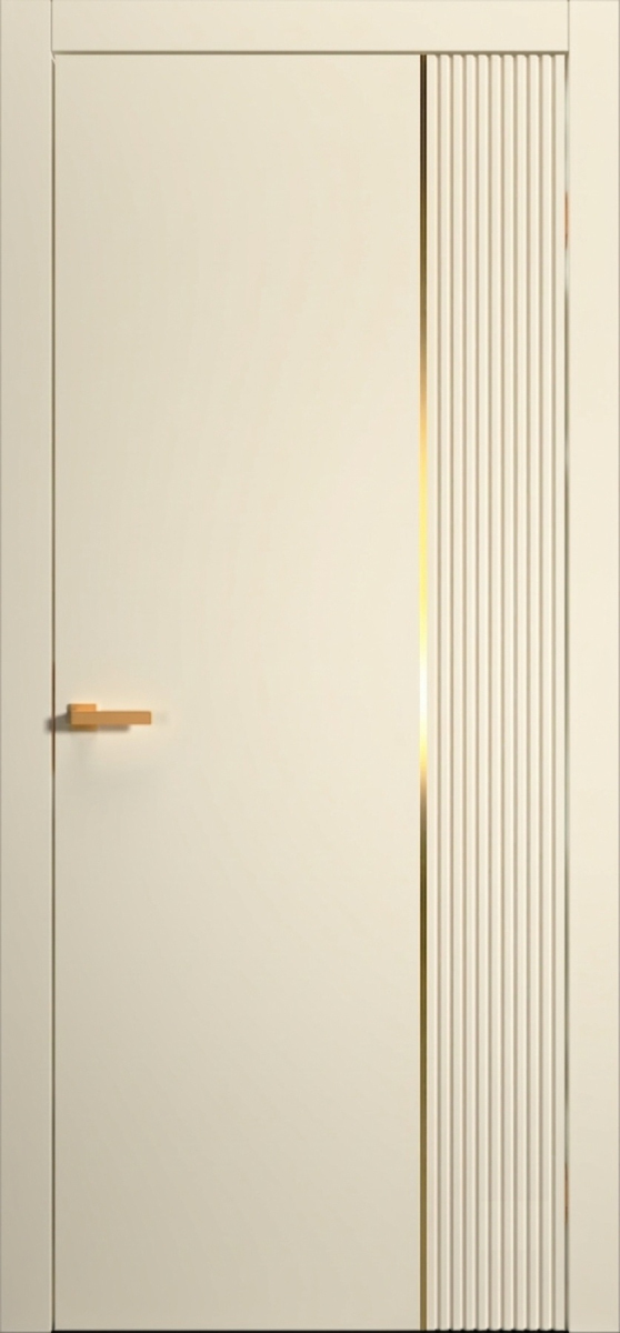 Міжкімнатні двері Maxi Vertical 1В RAL1013 Глухі Фарба