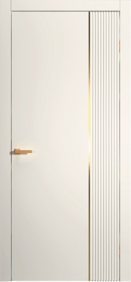Міжкімнатні двері Maxi Vertical 1В RAL9001 Глухі Фарба