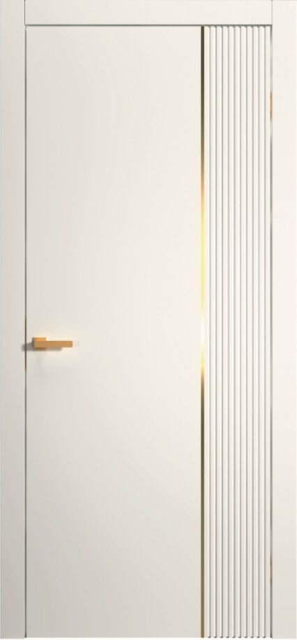 Міжкімнатні двері Maxi Vertical 1В RAL9001 Глухі Фарба