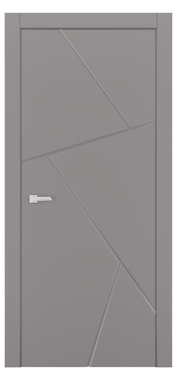 Міжкімнатні двері Estetdoors Lines 7 Сіра емаль Фарба