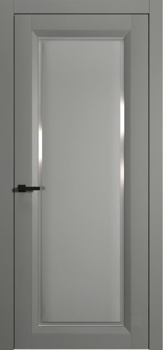Міжкімнатні двері Estetdoors Glass 1 RAL7036 Фарба