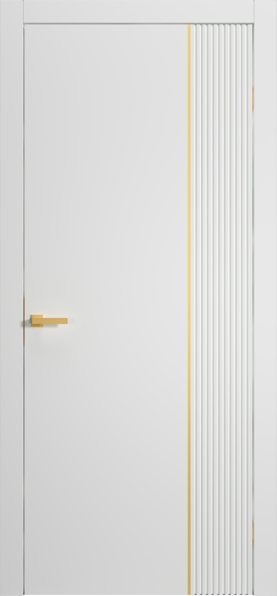 Міжкімнатні двері Maxi Vertical 1В RAL9001 Глухі Фарба