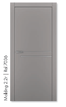 Міжкімнатні двері Estetdoors Molding 2.2 Г Біла емаль Фарба