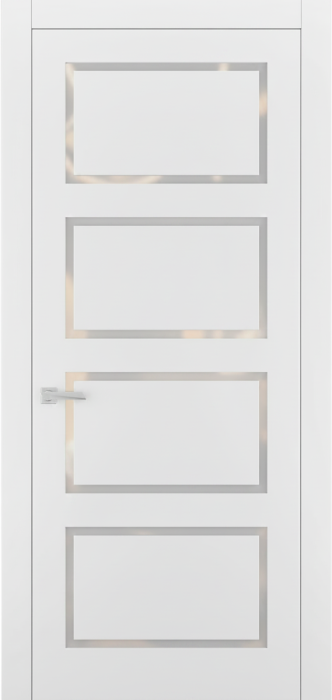 Міжкімнатні двері Estetdoors Glass 3 Біла емаль Фарба