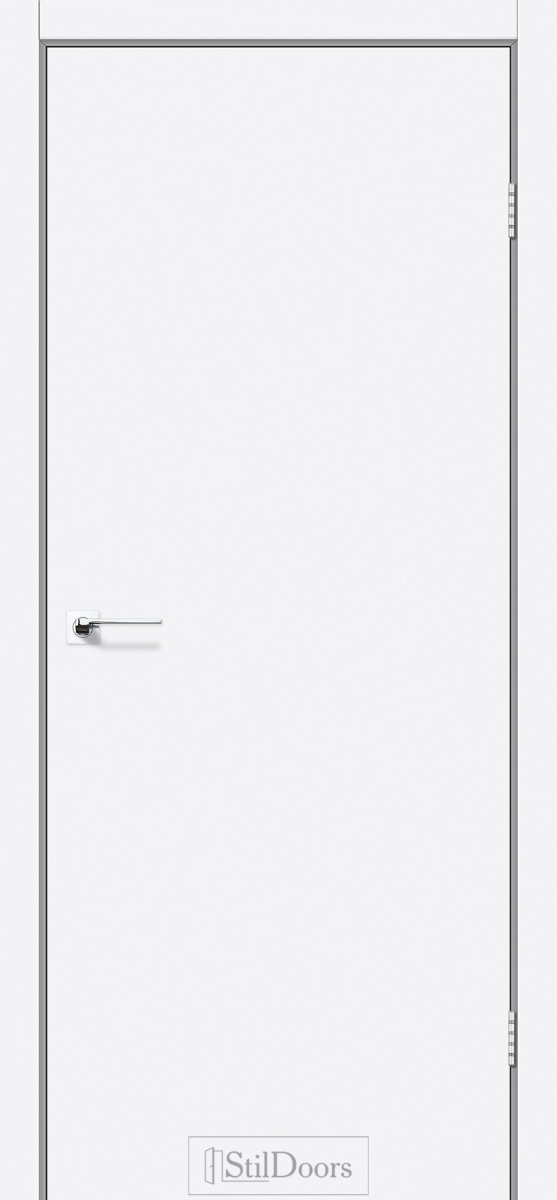 Міжкімнатні двері StilDoors SIMPLI - LOFT 01 Білий супермат Renolit (РР) Плівка