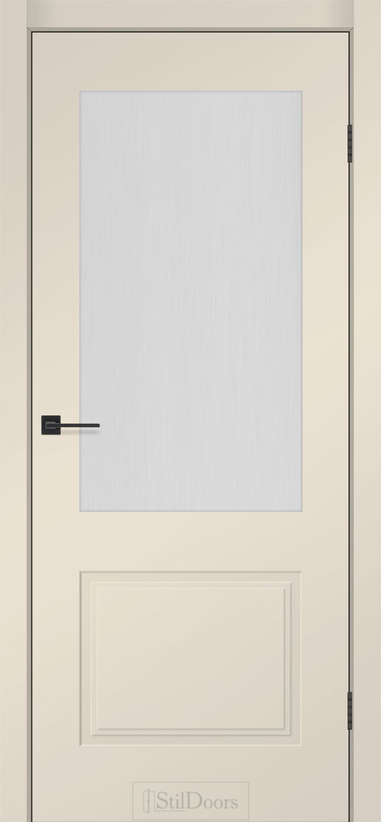 Міжкімнатні двері StilDoors GRAZIA GLASS RAL1013 Сатин білий Фарба
