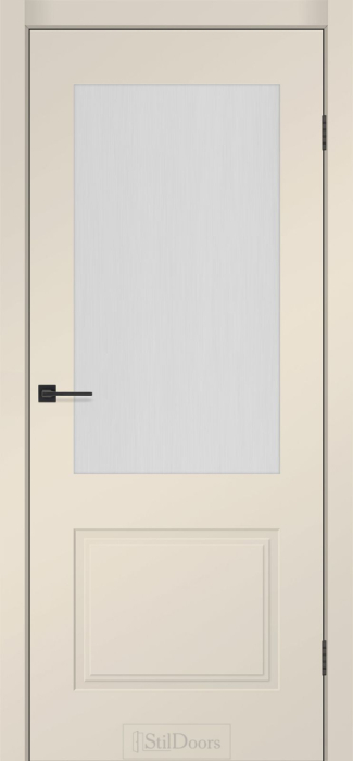 Міжкімнатні двері StilDoors GRAZIA GLASS RAL1013 Сатин білий Фарба
