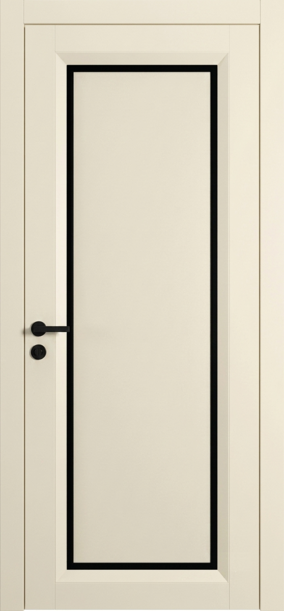 Міжкімнатні двері Estetdoors Glass 1 RAL9001 Фарба