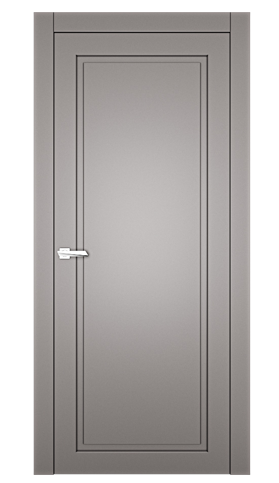 Міжкімнатні двері Estetdoors Grand 1D /1.1 RAL7036 Глухі Фарба