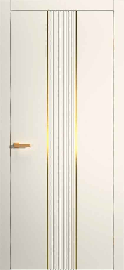 Міжкімнатні двері Maxi Vertical 2В RAL9001 Глухі Фарба