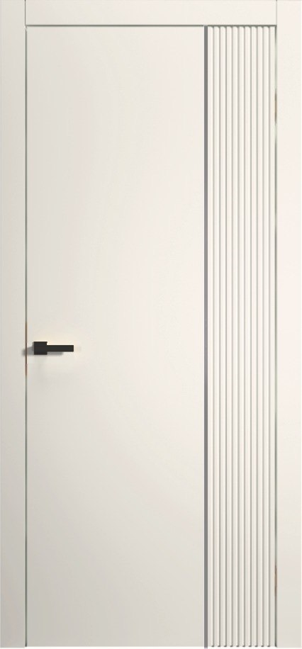 Міжкімнатні двері Maxi Vertical 1В RAL9001 Глухі Фарба