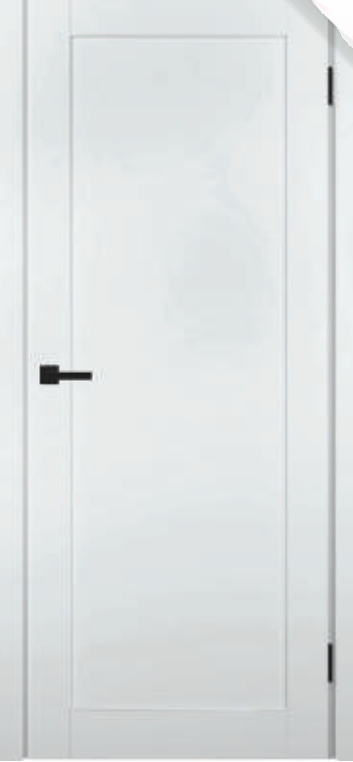 Міжкімнатні двері Estetdoors PL Glass ГЛУХЕ Білий Мат (Естетдорс) Плівка