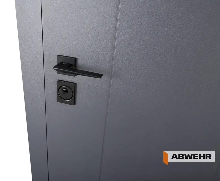 Вхідні Двері Abwehr Classic Prime 593/0 Briona Антрацит+Білий Супермат