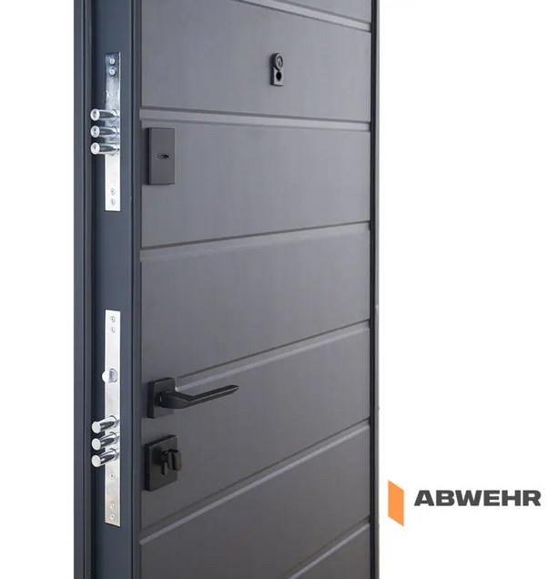 Вхідні Двері Abwehr Defender 76 Solid з терморозривом 7021T + Антрацит