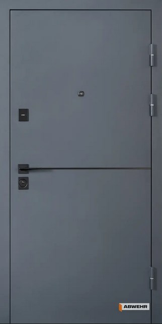 Вхідні Двері Abwehr Defender 76 Solid з терморозривом 7021T + Білий
