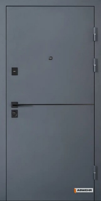 Вхідні Двері Abwehr Defender 76 Solid з терморозривом 7021T + Білий