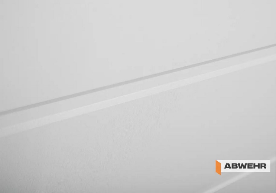 Вхідні Двері Abwehr Defender 76 Solid з терморозривом 7021T + Білий