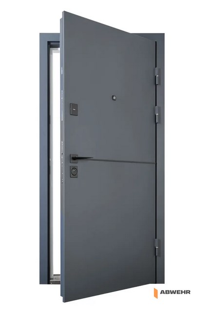 Вхідні Двері Abwehr Defender 76 Solid з терморозривом 7021T + Білий