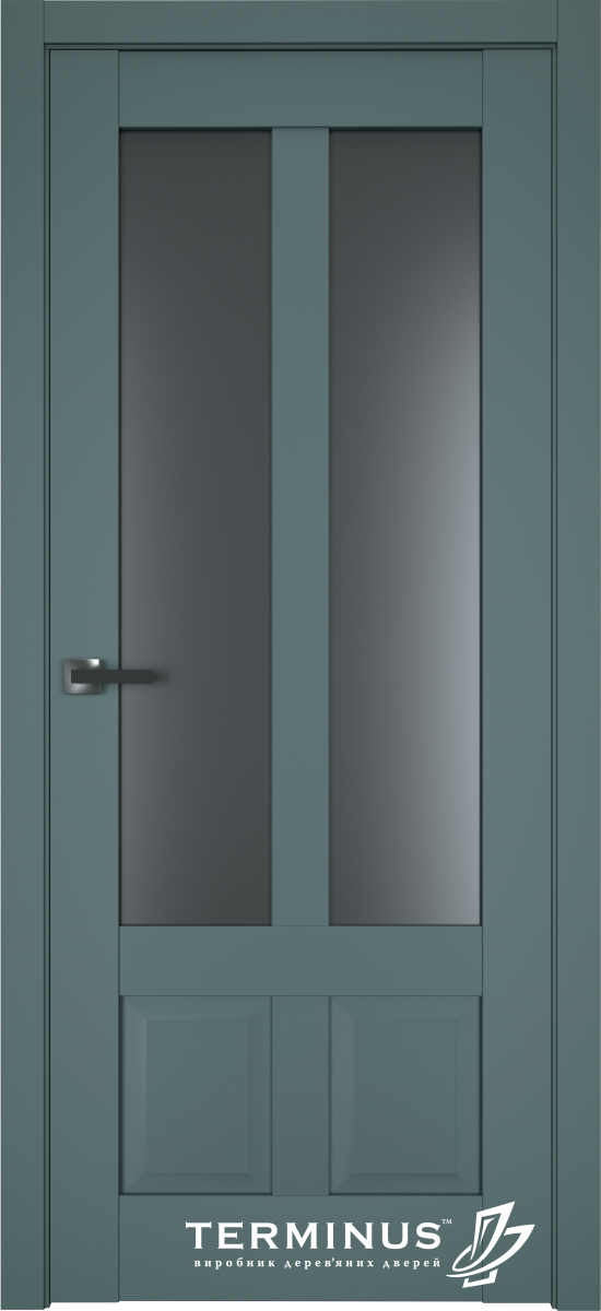 Міжкімнатні двері Terminus 609 Малахіт Сатин бронза Плівка