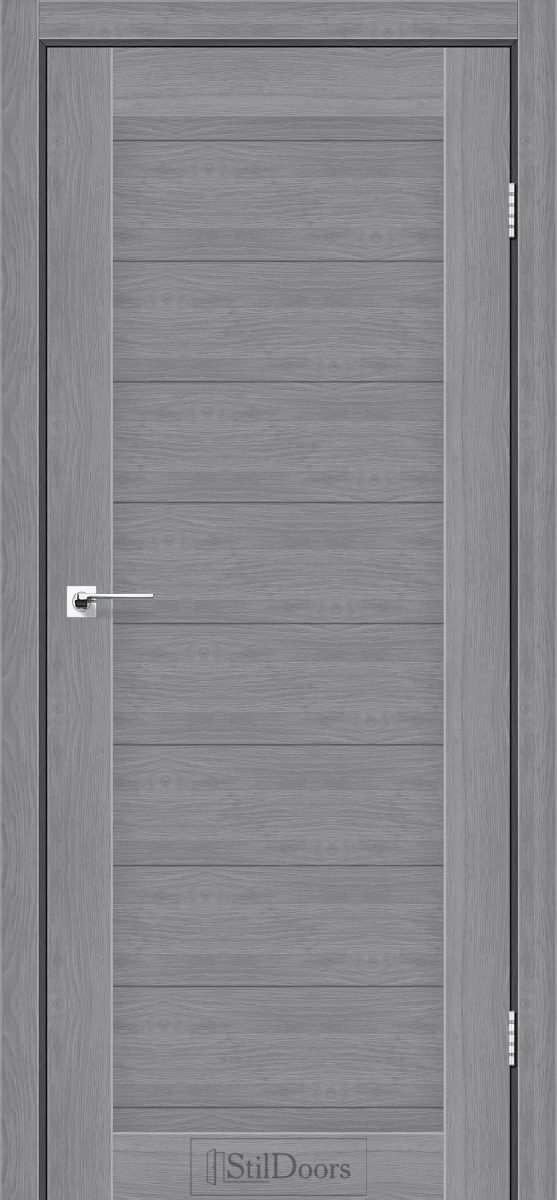 Міжкімнатні двері StilDoors SALVADOR Дуб Попелястий Глухі Плівка