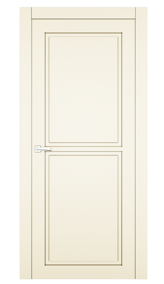 Міжкімнатні двері Estetdoors Grand 1D /1.22 RAL9001 Глухі Фарба