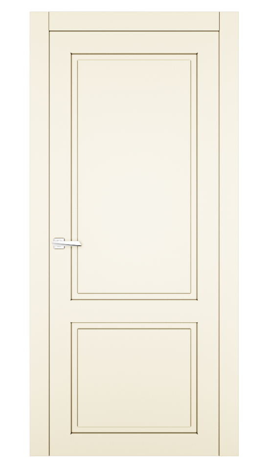 Міжкімнатні двері Estetdoors Grand 1D /1.21 RAL9001 Глухі Фарба