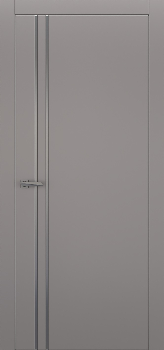 Міжкімнатні двері Estetdoors Molding 2 В (Estet) RAL7036 Глухі Фарба