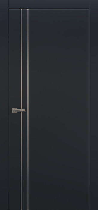 Міжкімнатні двері Estetdoors Molding 2 В RAL7016 Глухі Фарба