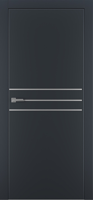 Міжкімнатні двері Estetdoors Molding 3 Г RAL7016 Глухі Фарба