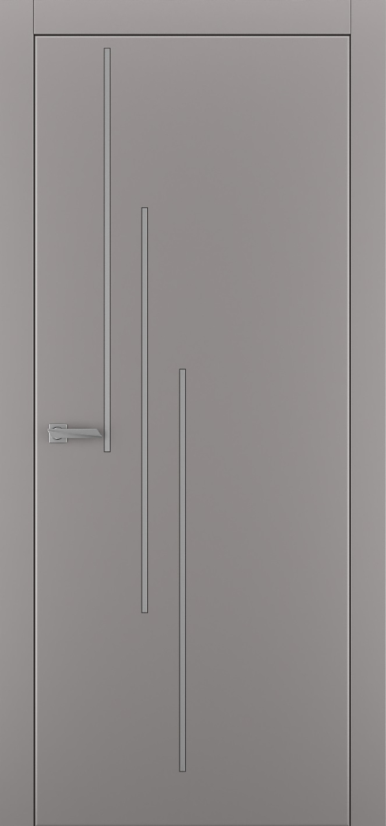 Міжкімнатні двері Estetdoors Molding 3.1 В RAL7036 Глухі Фарба