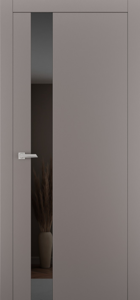 Міжкімнатні двері Estetdoors ULTRA 2 RAL7036 Дзеркало бронза Фарба