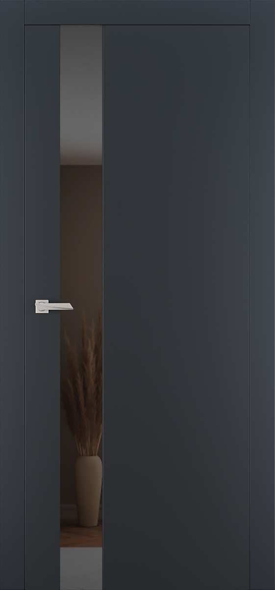 Міжкімнатні двері Estetdoors ULTRA 2 RAL7016 Дзеркало бронза Фарба