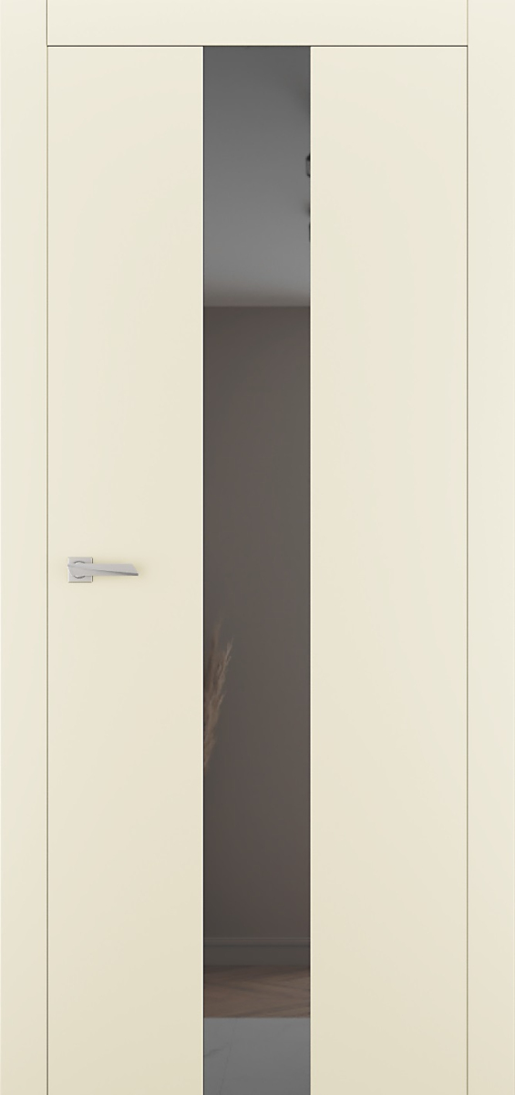 Міжкімнатні двері Estetdoors ULTRA 7 RAL1013 Дзеркало бронза Фарба