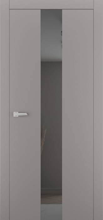 Міжкімнатні двері Estetdoors ULTRA 7 RAL7036 Дзеркало бронза Фарба
