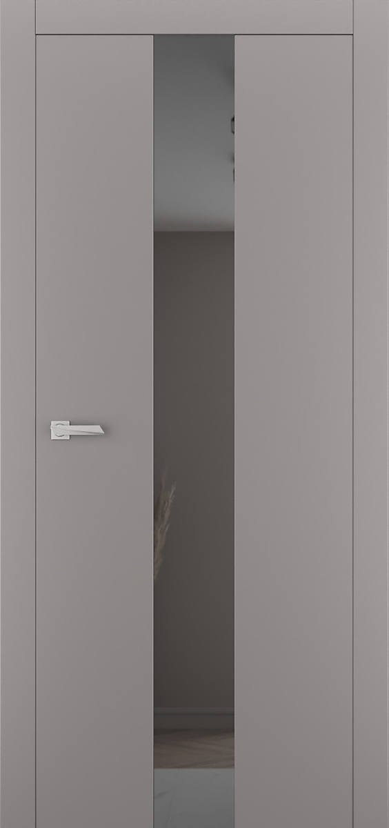 Міжкімнатні двері Estetdoors ULTRA 7 RAL7036 Дзеркало бронза Фарба