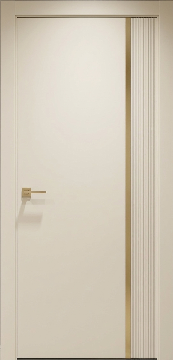 Міжкімнатні двері Estetdoors Tetra Molding 1B RAL9001 Глухі Фарба