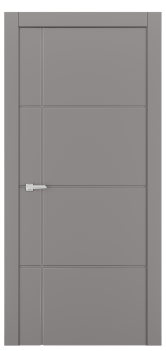 Міжкімнатні двері Estetdoors Lines 1 RAL7036 Глухі Фарба