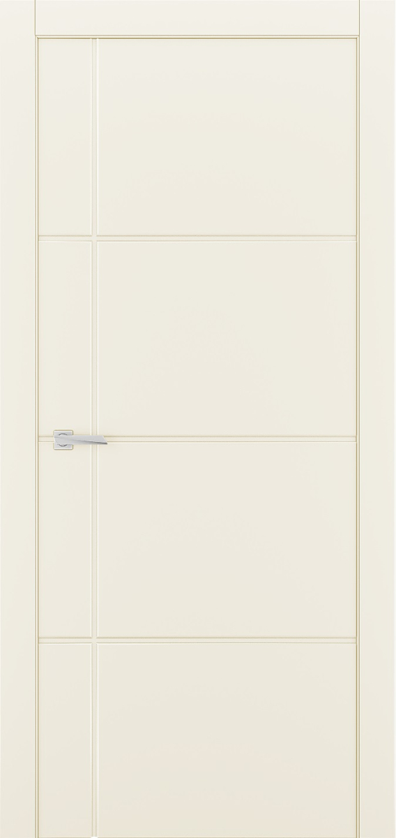 Міжкімнатні двері Estetdoors Lines 1 RAL9001 Глухі Фарба
