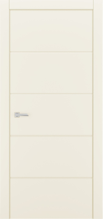 Міжкімнатні двері Estetdoors Lines 2 RAL9001 Глухі Фарба