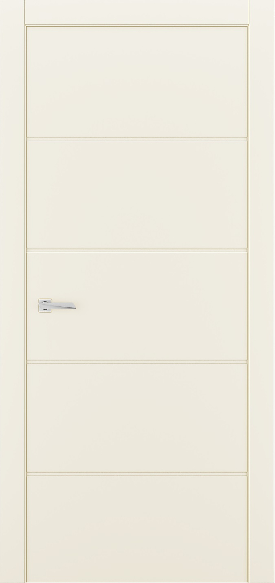Міжкімнатні двері Estetdoors Lines 2 RAL9001 Глухі Фарба