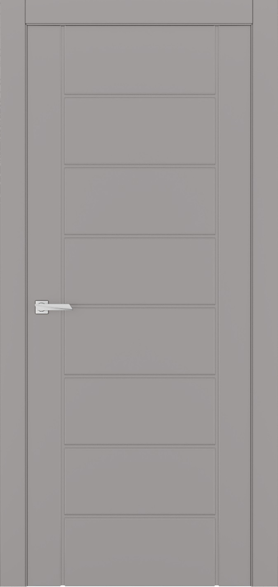 Міжкімнатні двері Estetdoors Lines 3 RAL7036 Глухі Фарба