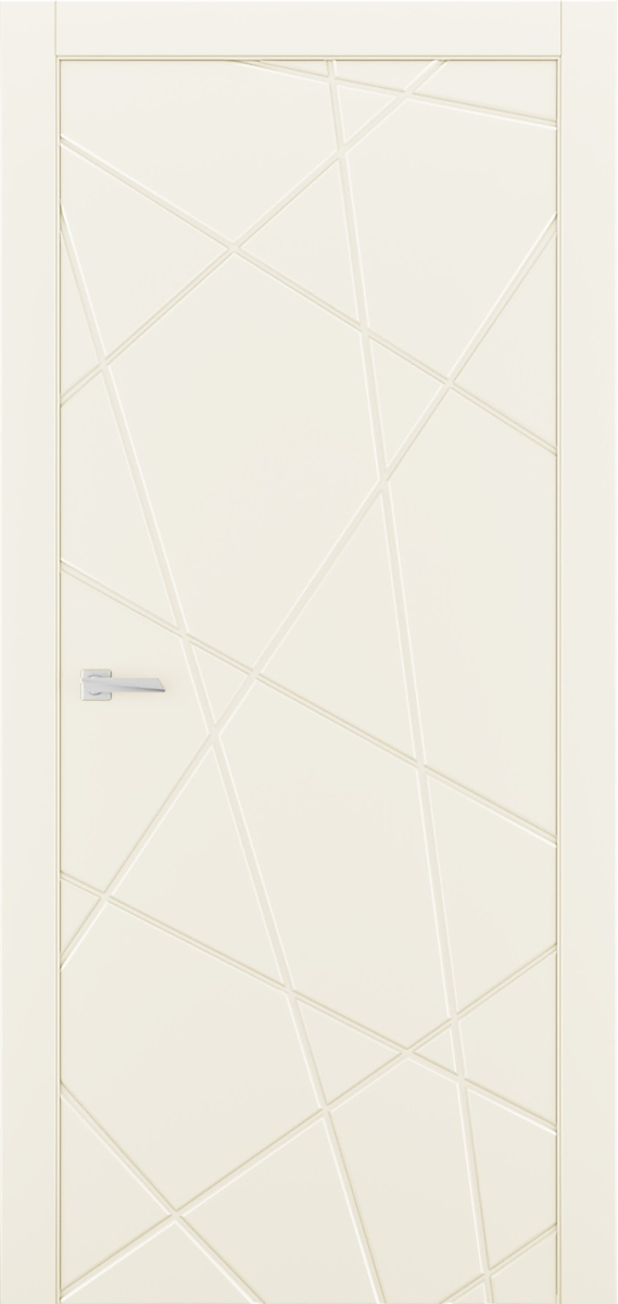 Міжкімнатні двері Estetdoors Lines 5 RAL9001 Глухі Фарба