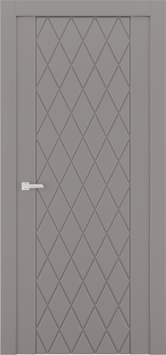 Міжкімнатні двері Estetdoors Lines 10 RAL7036 Глухі Фарба