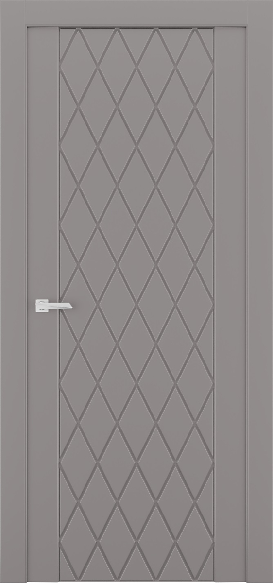 Міжкімнатні двері Estetdoors Lines 10 RAL7036 Глухі Фарба