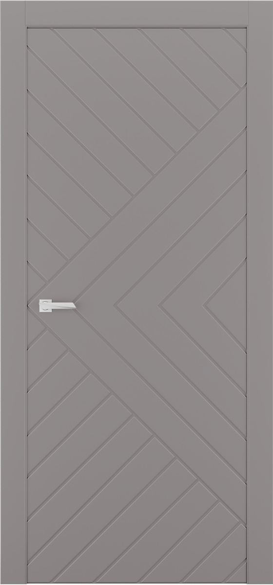 Міжкімнатні двері Estetdoors Lines 11 RAL7036 Глухі Фарба